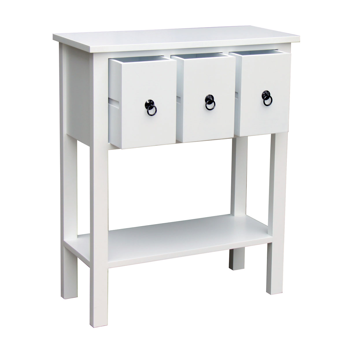white Side table